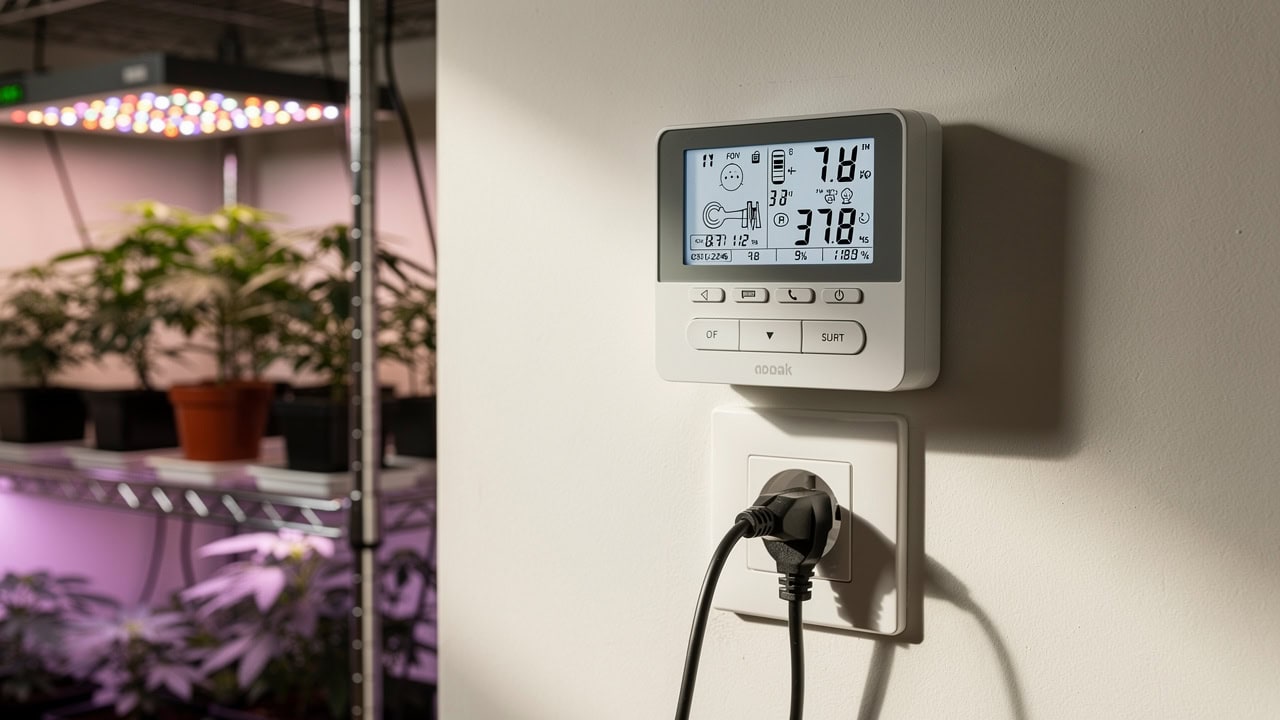 Digitale Zeitschaltuhr für konstante LED-Beleuchtungszyklen